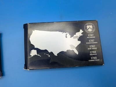 1999 United States Mint 50 State Quarters Proof Set COA LOT of 2! - Thumbnail 6