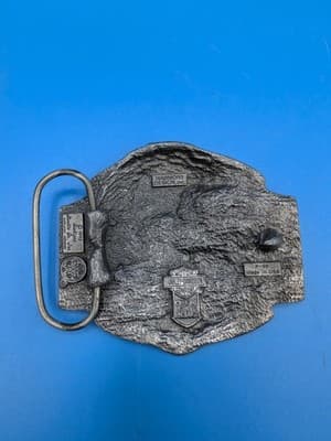 Harley Davidson Belt Buckle Screaming Eagle Harmony Design 1992 Siskiyou Pewter - Thumbnail 2