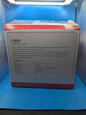 Cassida C300 Professional USD Coin Counter Sorter Wrapper Roller 300 coins/min - Thumbnail 5