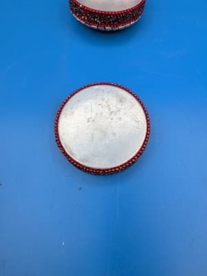 2.75" Round Jewelry Box Made in India Beaded in Multiple Colors - Thumbnail 4