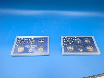 1999 United States Mint 50 State Quarters Proof Set COA LOT of 2! - Thumbnail 8