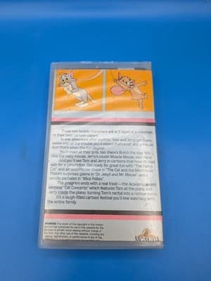 TOM & JERRY CARTOON VHS "The Cat Concerto" Ex-Rental - Thumbnail 3