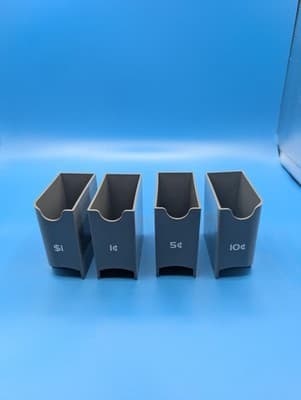 Cassida C300 Professional USD Coin Counter Sorter Wrapper Roller 300 coins/min - Thumbnail 9