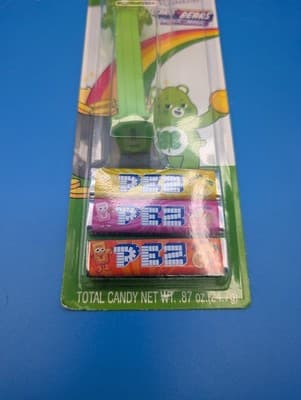 PEZ Good Luck Green Crystal Care Bear Pez Dispenser NEW Limited Edition - Thumbnail 2