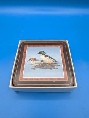 PIMPERNEL VINTAGE HERITAGE WILD DUCK FOWL COASTERS Set 5 of 6 (One Missing) - Thumbnail 9