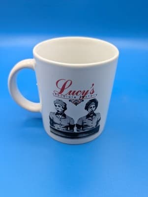1996 I Love Lucy Lucy's Chocolate Factory White Coffee Tea Mug