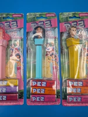 Pez Dispensers Disney Princess Lot Of 3 - Thumbnail 3