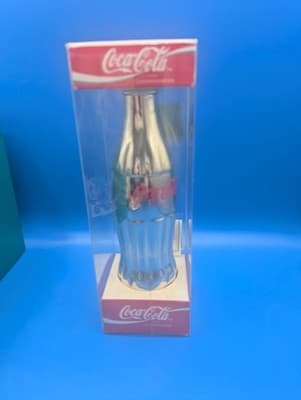 Coca-Cola Gold Plated Bottle with Collector's Box and Tag - Sports Series