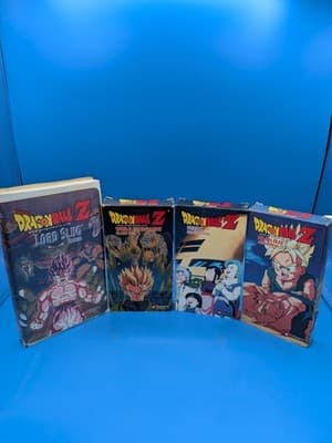 Dragon Ball Z VHS Funimation Anime Series (Lot Of 4 VHS Tapes) - Good Condition