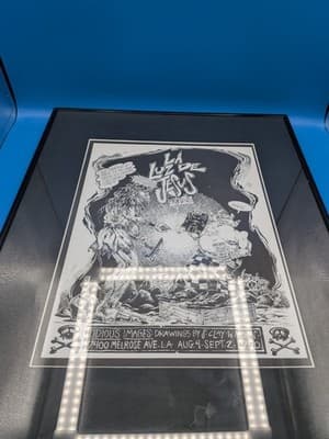 1990 La Luz De Jesus Presents Odious Images Drawings By S Clay Wilson Poster - Thumbnail 2