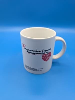 1996 I Love Lucy Lucy's Chocolate Factory White Coffee Tea Mug - Thumbnail 3