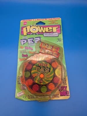 CAP TOYS POWER PEZ POWER PEZ Motorized CANDY DISPENSER. Vtg NOS