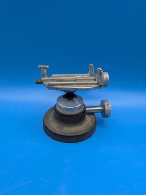 Vintage Dental Clamp Jaw Assembly Surveyor Base Adjustable Holder Tool - Thumbnail 2