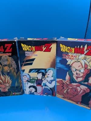 Dragon Ball Z VHS Funimation Anime Series (Lot Of 4 VHS Tapes) - Good Condition - Thumbnail 5