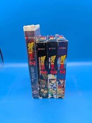 Dragon Ball Z VHS Funimation Anime Series (Lot Of 4 VHS Tapes) - Good Condition - Thumbnail 2