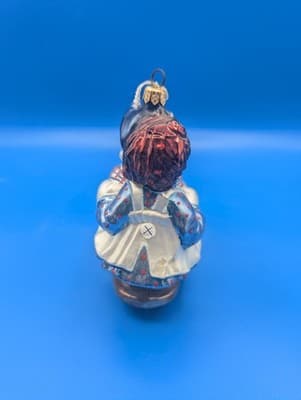 Vtg 1998 Kurt Adler Raggedy Ann & Andy On Rocking Horse Glass Christmas Ornament - Thumbnail 2