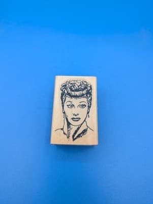 Lucille Ball Rubber Stamp (UNUSED) - I Love Lucy