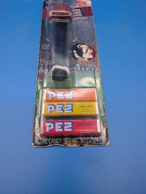 New PEZ 2006 Florida State University Candy Dispenser NCAA Football - Thumbnail 3