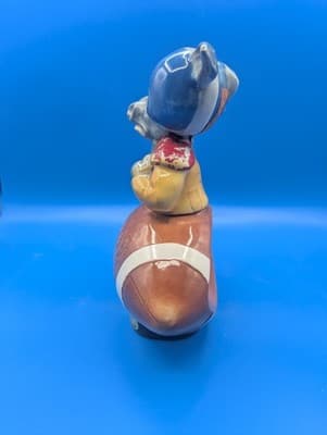 Vintage 1972 Jim Beam Football Donkey Decanter Political Empty D20 - Thumbnail 3