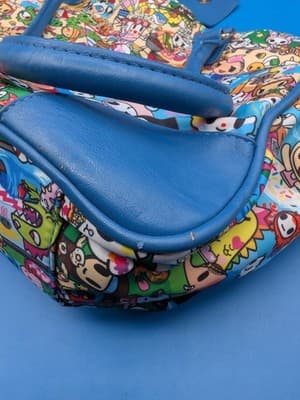 Tokidoki Summer Splash Leather Handbag w/ Unicorno Keychain - VERY RARE! - Thumbnail 13