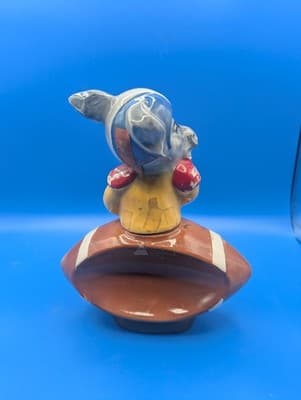 Vintage 1972 Jim Beam Football Donkey Decanter Political Empty D20 - Thumbnail 5
