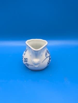 Vintage Blue Danube Onion Japan Milk & Creamer floral jug pitcher Blue and White - Thumbnail 7