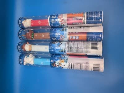 Lot of PEZ X-mas Tubes (4) Total -Still In Packaging New. Never Used (2008) - Thumbnail 4
