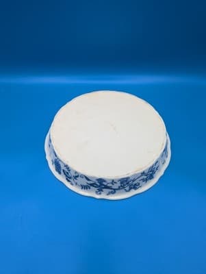 Vintage Blue Danube Blue Onion Pie Serving Plate Scalloped 9.25" x 1.5" - Thumbnail 3