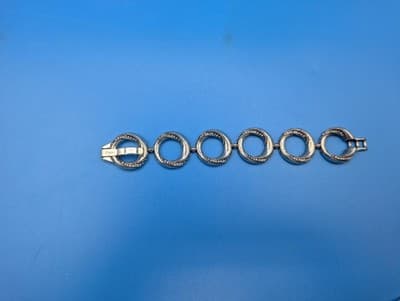 BRIGHTON AUSTYN Silver Multi Disk Round Rhinestone BRACELET - Thumbnail 3