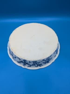 Vintage Blue Danube Blue Onion Pie Serving Plate Scalloped 9.25" x 1.5" - Thumbnail 4
