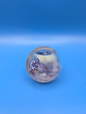 Stuart Abelman 1992 Signed Art Glass Stunning Handmade Paperweight - Rare - Thumbnail 4