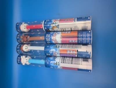 Lot of PEZ X-mas Tubes (4) Total -Still In Packaging New. Never Used (2008) - Thumbnail 3