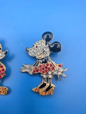 WDW MICKEY & MICKEY JEWELED PINS OR BROOCH F 17 - Thumbnail 4