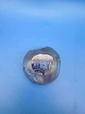Stuart Abelman 1992 Signed Art Glass Stunning Handmade Paperweight - Rare - Thumbnail 5