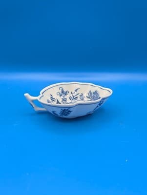 Blue Danube Blue Onion Candy Leaf Dish, 5 3/4" - Thumbnail 2