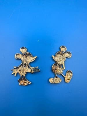 WDW MICKEY & MICKEY JEWELED PINS OR BROOCH F 17 - Thumbnail 2