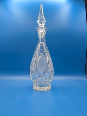 Vintage 775 by Princess House Cut Crystal Glass Decanter and Stopper German B9 - Thumbnail 2