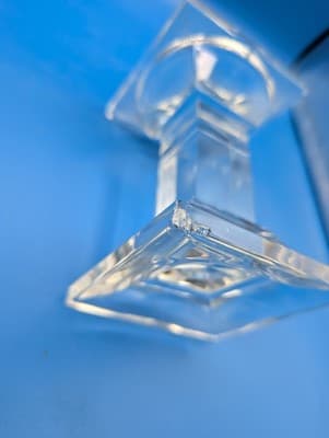 Bohemian Crystal pedestal candleholder/stick - Thumbnail 8