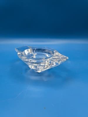 NAMBE Crystal Votive Candle Holder Fine Living 5.75" Long and 1.8" Height - Thumbnail 4