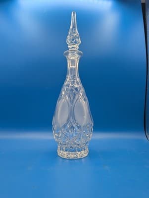 Vintage 775 by Princess House Cut Crystal Glass Decanter and Stopper German B9 - Thumbnail 5