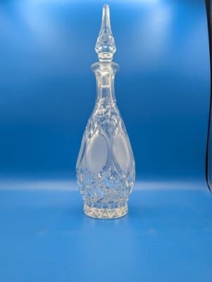 Vintage 775 by Princess House Cut Crystal Glass Decanter and Stopper German B9 - Thumbnail 6