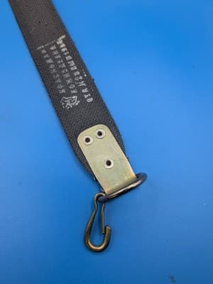 Original Russian Made Standard Black Rifle Sling for Unissued Condition, 1 Hook - Thumbnail 2