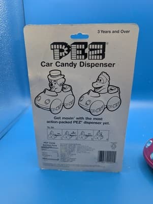 PEZ Lot of 2 Car Toys - Duck & Peter The Clown (1999) - Thumbnail 7