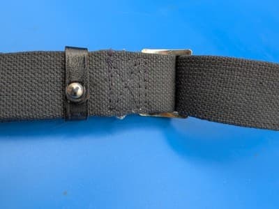 Original Russian Made Standard Black Rifle Sling for Unissued Condition, 1 Hook - Thumbnail 6