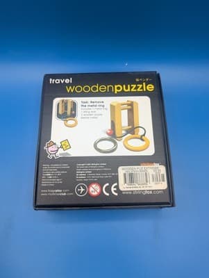 Travel WoodenPuzzles, Gatekeeper, Rating: Very Difficult, NIB - Thumbnail 4