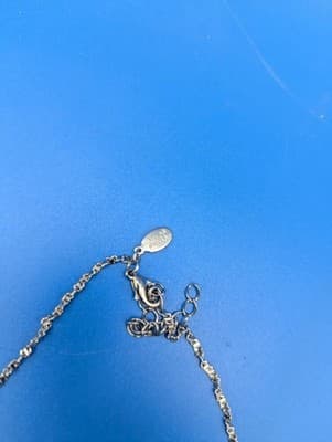 Nolan Miller Necklace Pave Orchid Pendant Vintage - Thumbnail 5