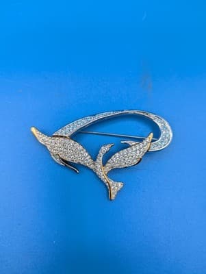 VINTAGE SWAROVSKI CRYSTAL 1999 SPIRIT OF FREEDOM PIN/BROOCH
