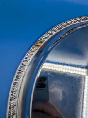 Wm Rogers Serving Tray Silverplate 12 1/4” Round Etched Scroll Floral #171 - Thumbnail 11