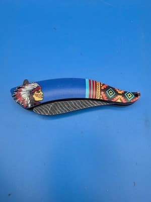 Blue Pocket Knife - NAtive American Decoration Theme - Thumbnail 5