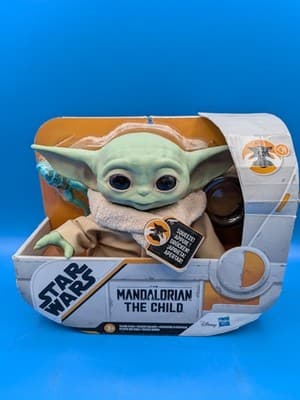 Hasbro 7.5" Star Wars The Child Baby Yoda Talking Plush Toy~NEW - Thumbnail 3